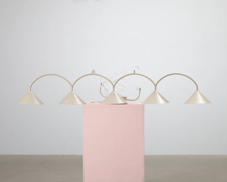 Globen Lighting Curve 5 riippuvalaisin beige