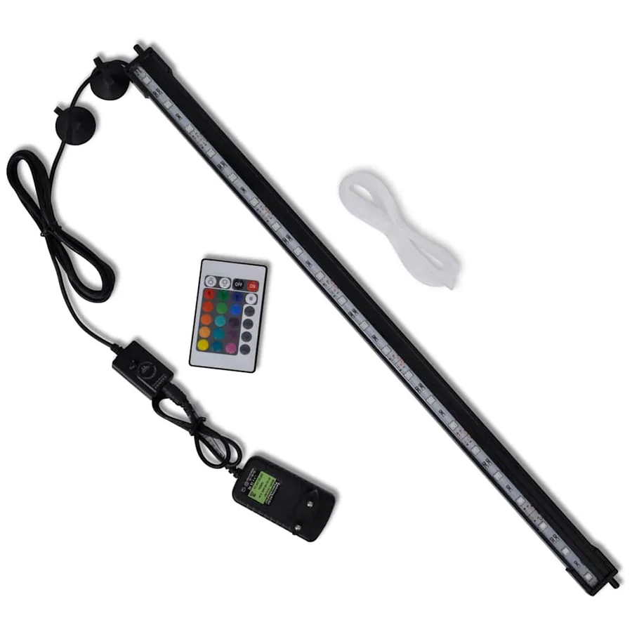 vidaXL LED-akvaariovalaisin kuplatoiminnolla RGB 56,5 cm