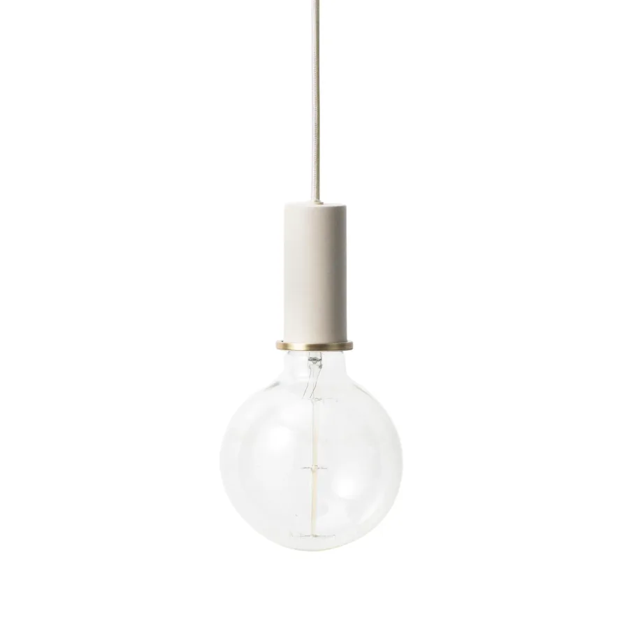 Ferm Living Collect kattovalaisin pieni vaaleanharmaa