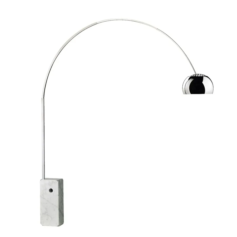 Flos Arco lattiavalaisin Kromijalka, carraramarmoria
