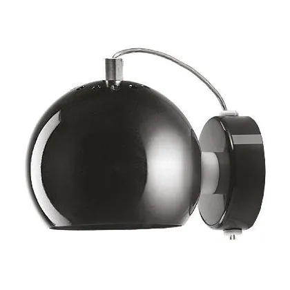 Frandsen Ball seinälamppu Ø12 cm Musta