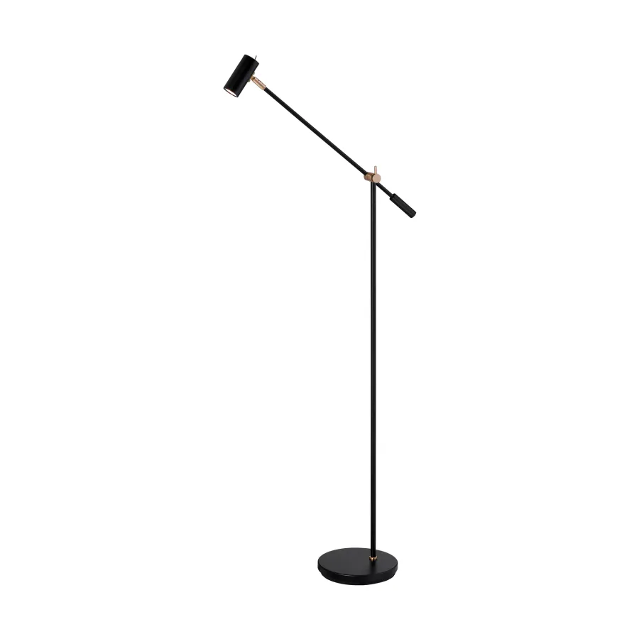 Belid Cato lattiavalaisin 134 cm Mattamusta-messinki