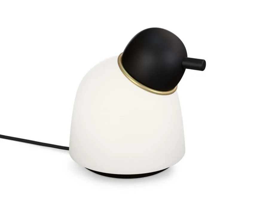 Belid Bird Pöytävalaisin H21,5 Black/Brass/Opal