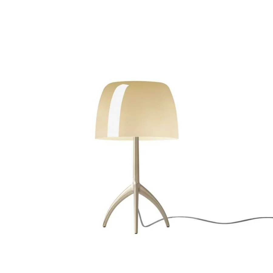 Lumiere Piccola pöytävalaisin, himmennettävä, kultainen, 35 cm - Foscarini