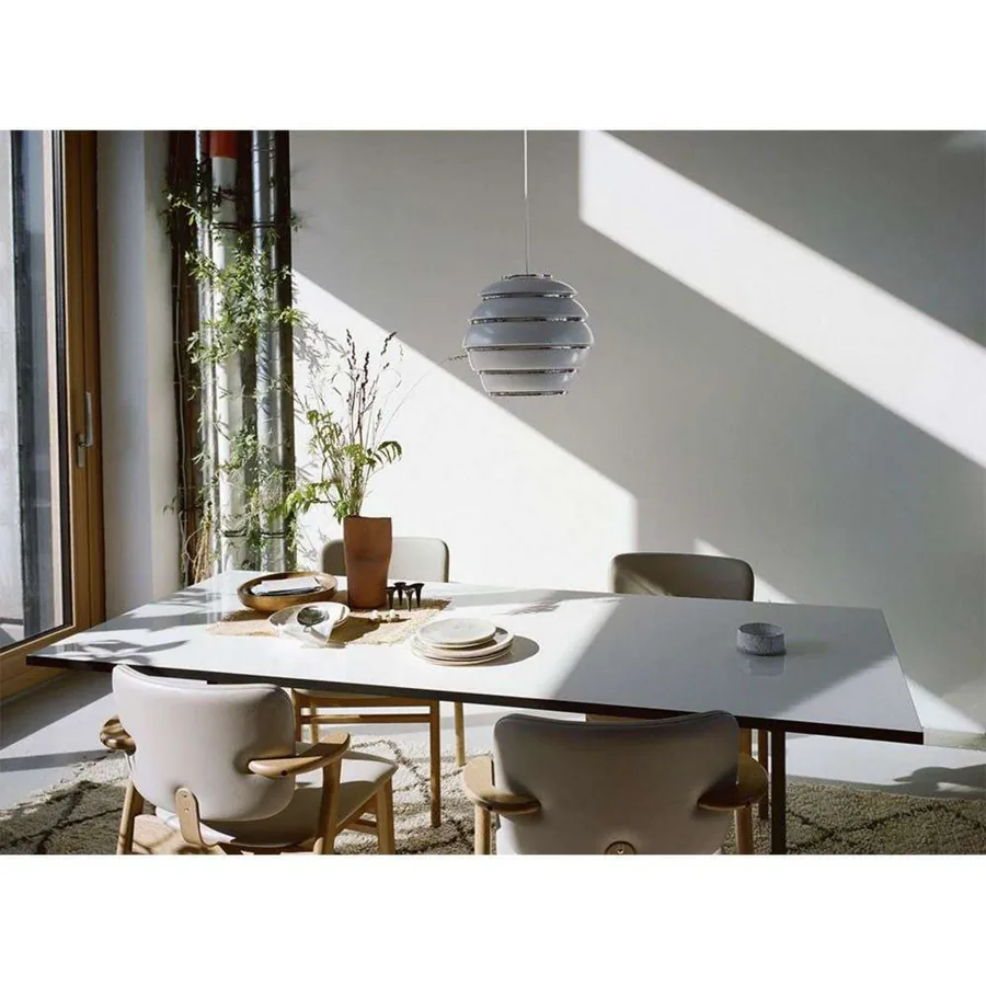 A331 Beehive Riippuvalaisin White/Chrome - Artek - Ruokailutila - Alumiini