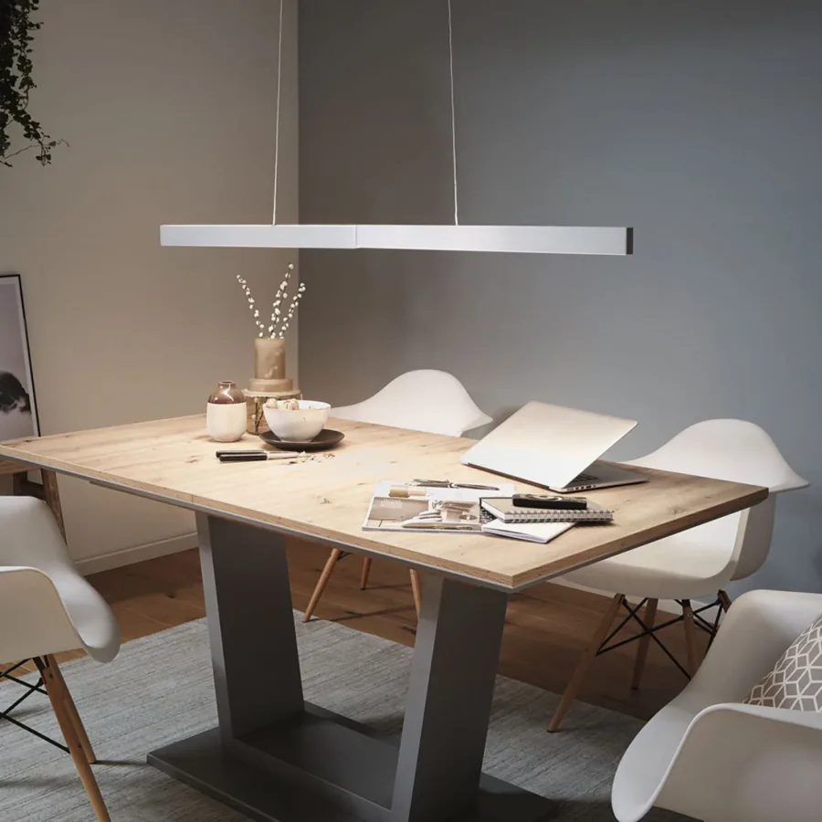 Aptare LED-riippuvalaisin, alumiini, 2700 K, älyvalaisin, himmennettävä – Paulmann