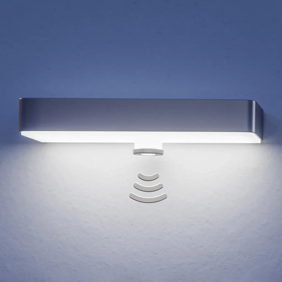 XSolar SOL-O S LED-ulkoseinälamppu, liiketunnistimella, antrasiitti - STEINEL