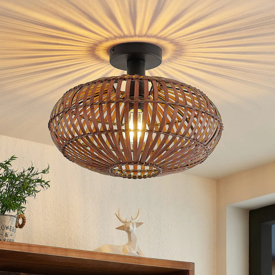 Majeora Kattovalaisin Dark Wood - Lindby - Olohuone - Boho - Bambu - Välikeosalla