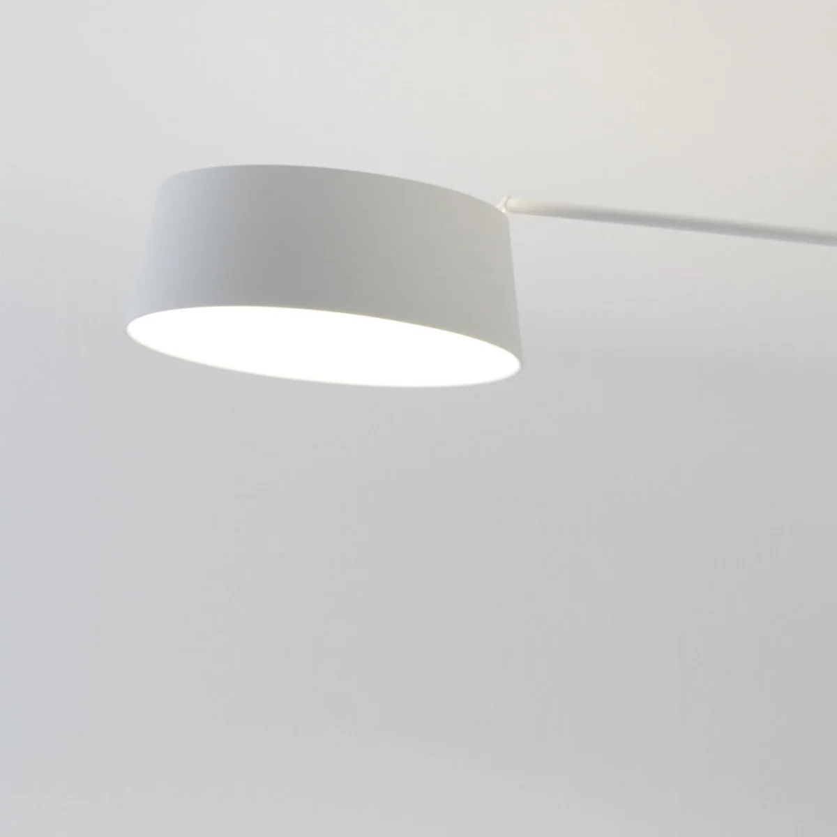 Oxygen FL1 LED-kaarivalaisin, valkoinen, 212 cm - Stilnovo - Olohuone - Design - Metalli - Yksilamppuinen