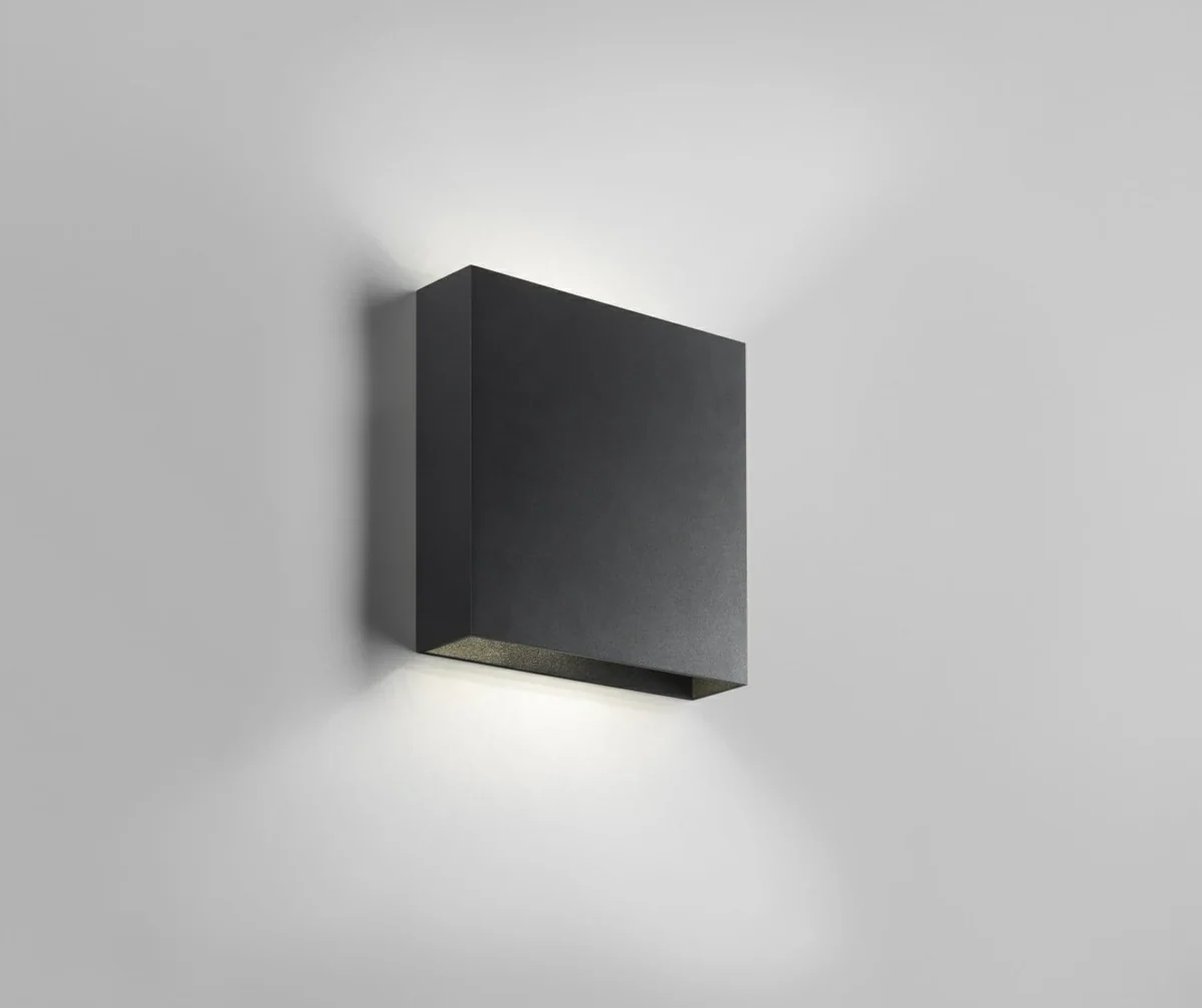 Compact W3 LED-seinävalaisin, musta, ylös/alas - LIGHT-POINT - Olohuone - Alumiini