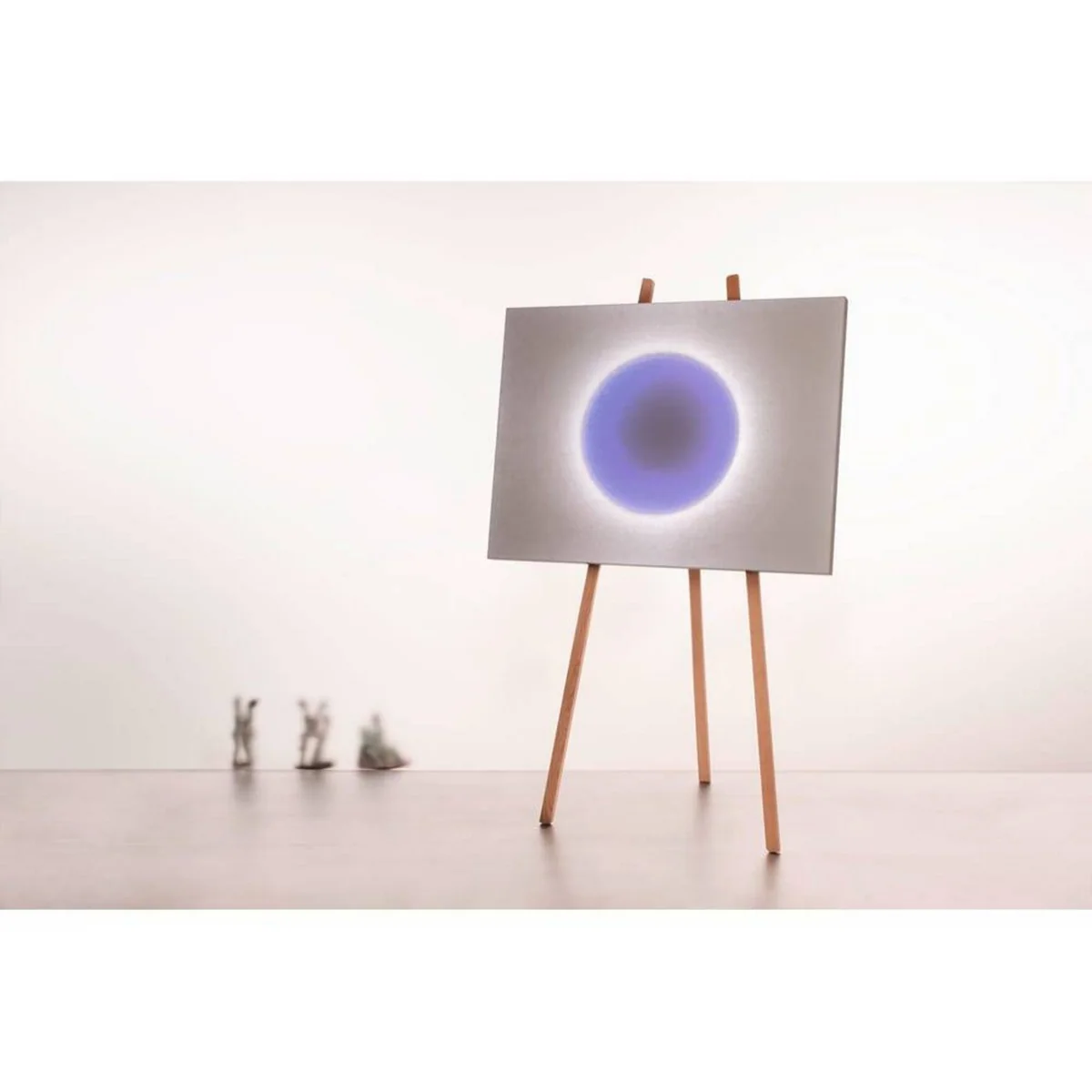 Moodmoon Framed Lattiavalaisin RGBW White/Wood - Ingo Maurer - Olohuone - Paperi / pahvi