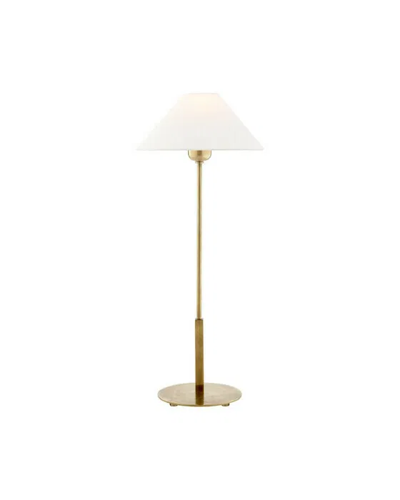 Visual Comfort Hackney Table Lamp Antique Brass