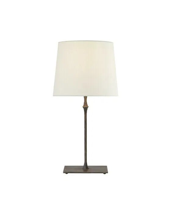 Visual Comfort Dauphine Bedside Lamp Black/Linen