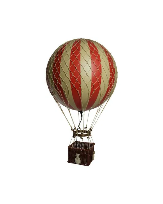 Authentic Models Jules Verne kuumailmapallo LED punainen