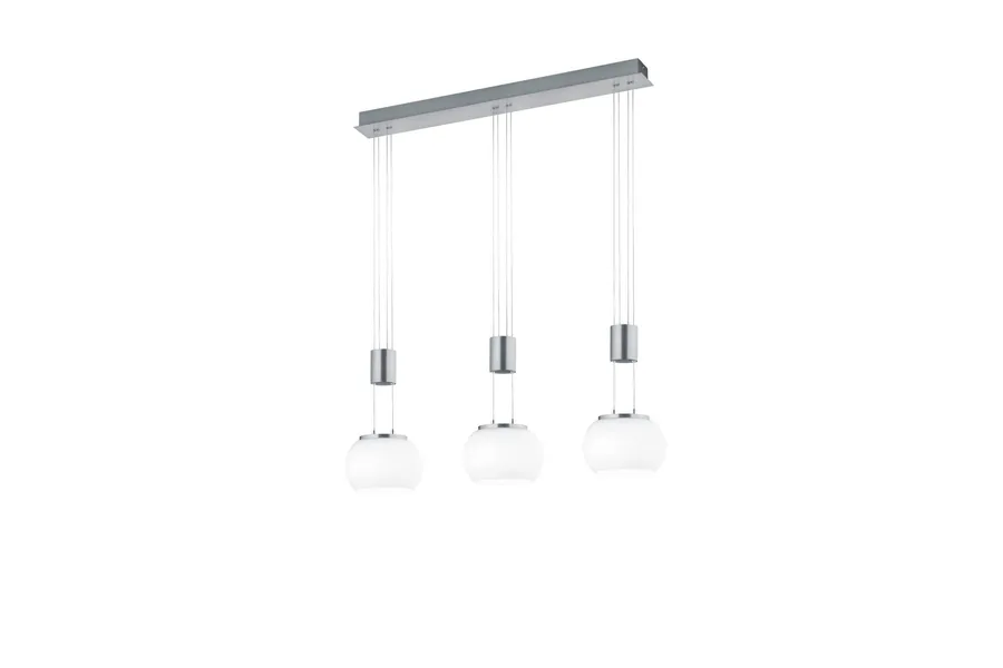 LED-Riippuvalaisin Madison 3-os Harjattu Teräs - TRIO